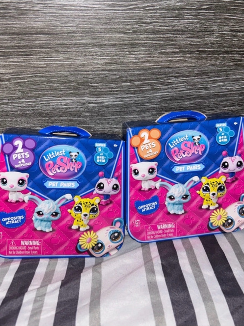 Littlest Pet Shop Pet Pairs Toy Set - Pink & Blue